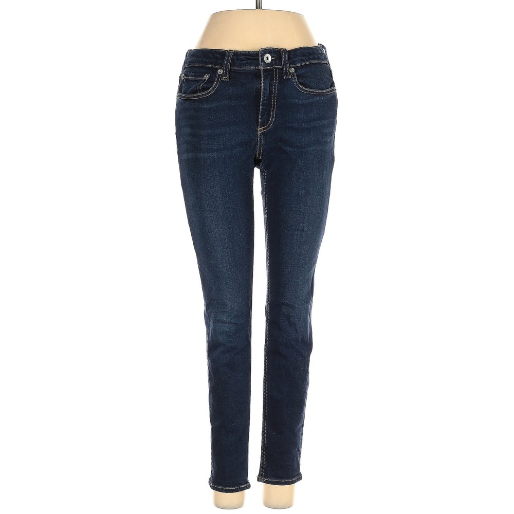 Rag & Bone Dark Wash Skinny Jeans Stretch Denim Everyday Size 24